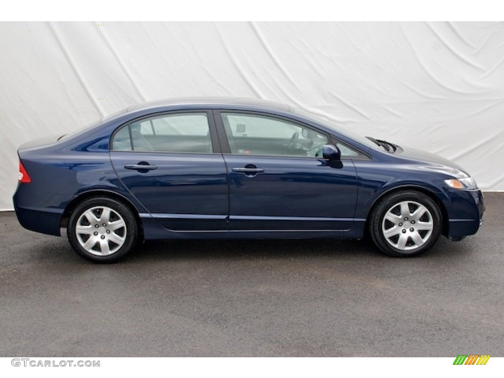 Royal Blue Pearl 2010 Honda Civic LX Sedan Exterior Photo #66557883