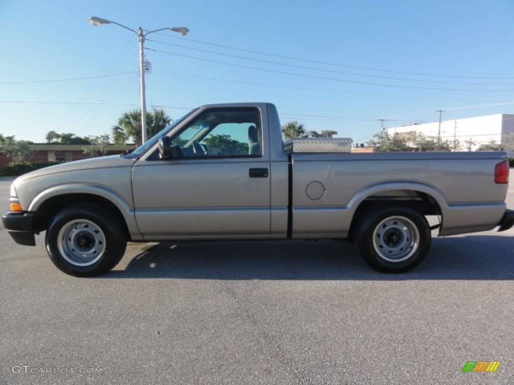 2003 S10 Regular Cab - Sandalwood Metallic / Medium Gray photo #6