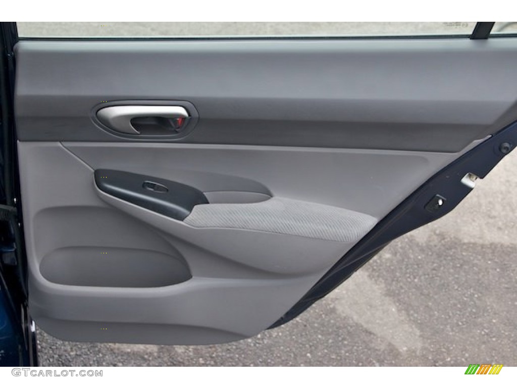 2010 Honda Civic LX Sedan Gray Door Panel Photo #66558015