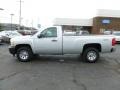 2011 Sheer Silver Metallic Chevrolet Silverado 1500 Regular Cab 4x4  photo #4