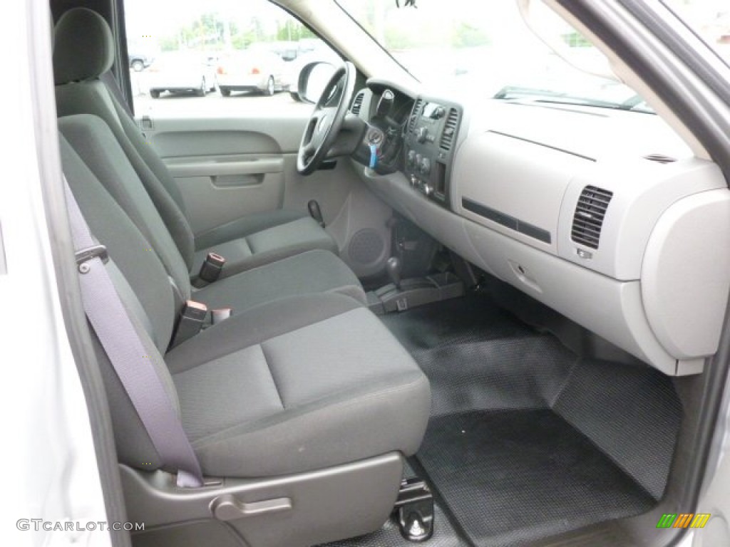 2011 Silverado 1500 Regular Cab 4x4 - Sheer Silver Metallic / Dark Titanium photo #10