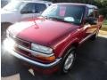 Dark Cherry Red Metallic 2002 Chevrolet S10 LS Crew Cab 4x4