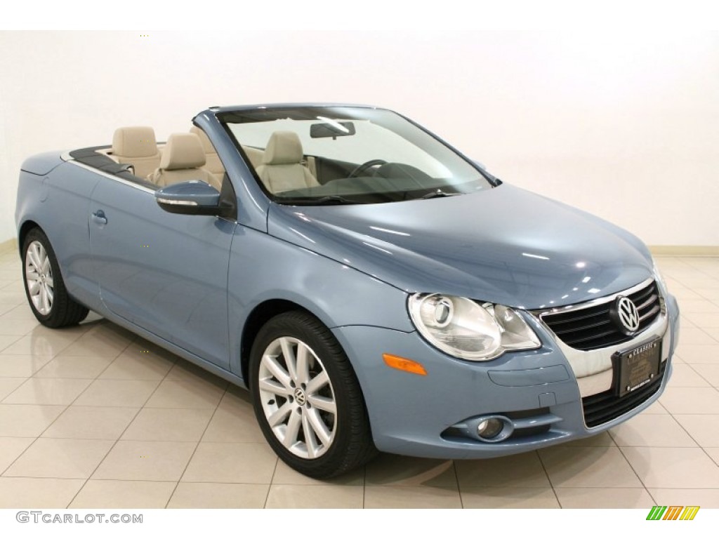 Eismeer Blue Metallic 2009 Volkswagen Eos Komfort Exterior Photo #66561228