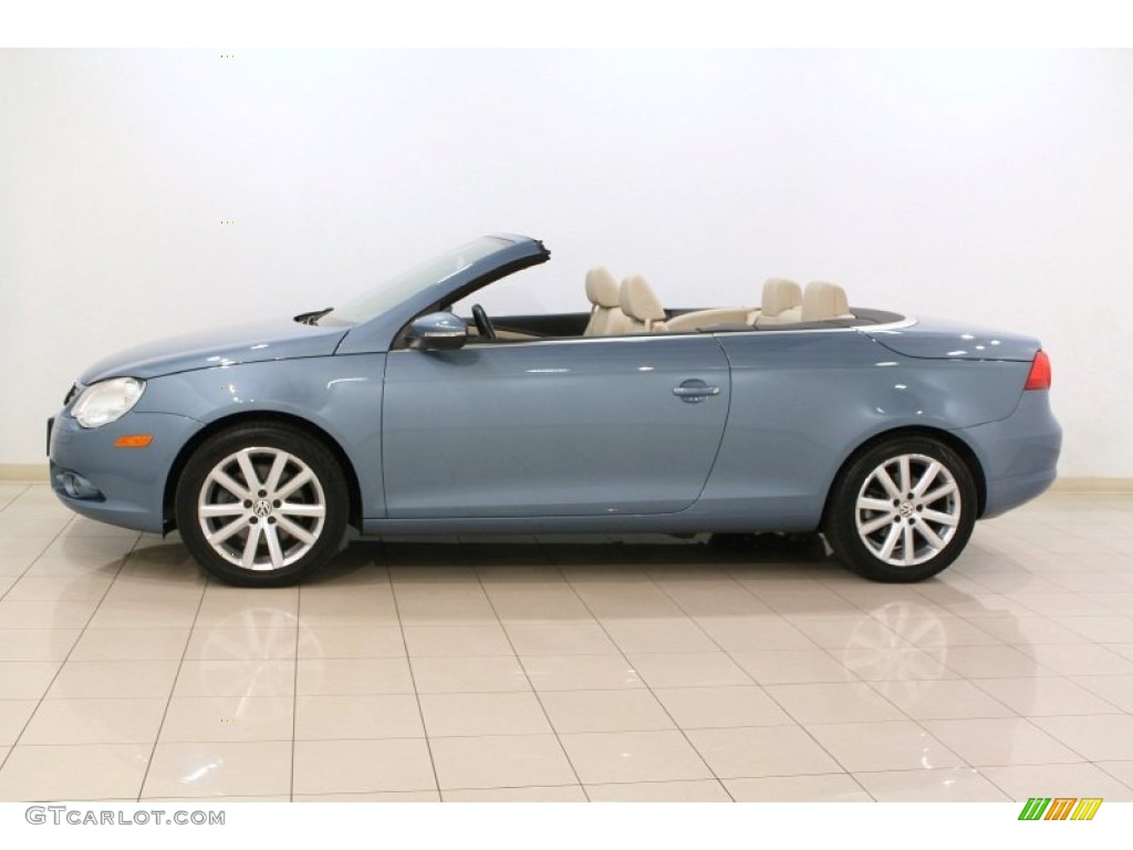 Eismeer Blue Metallic 2009 Volkswagen Eos Komfort Exterior Photo #66561237