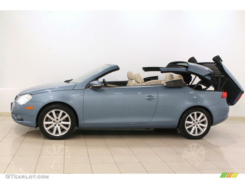 Eismeer Blue Metallic 2009 Volkswagen Eos Komfort Exterior Photo #66561243