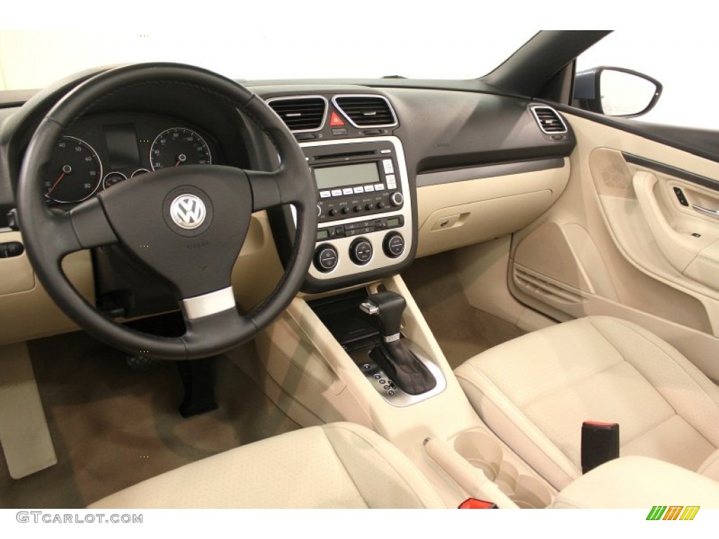 Cornsilk Beige Interior 2009 Volkswagen Eos Komfort Photo #66561282
