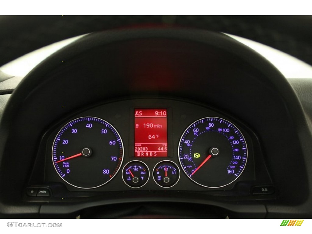 2009 Volkswagen Eos Komfort Gauges Photo #66561285