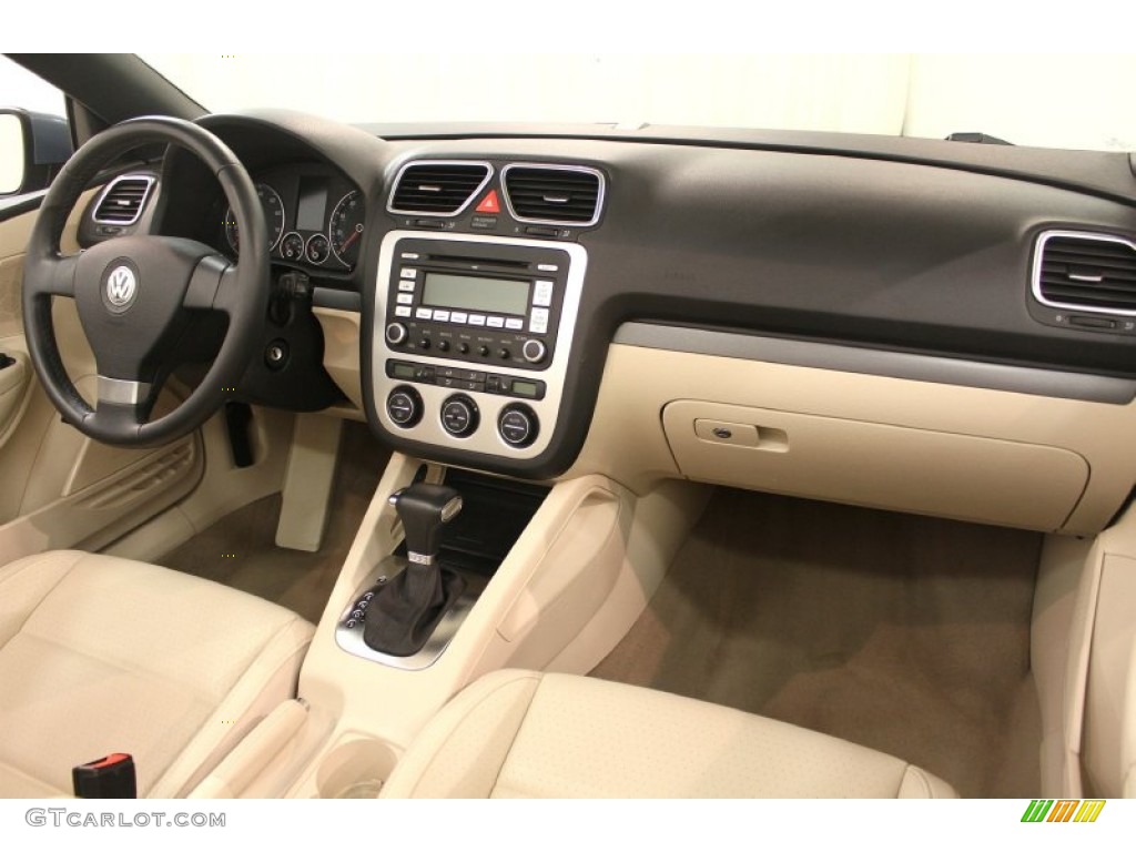 2009 Volkswagen Eos Komfort Cornsilk Beige Dashboard Photo #66561312