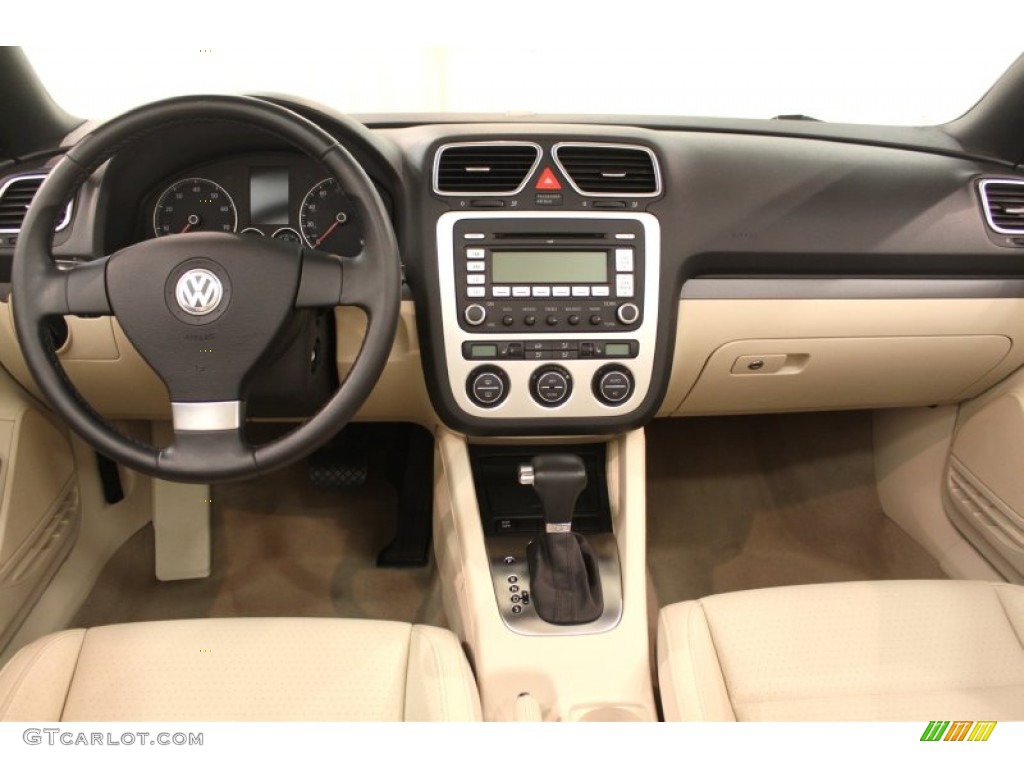 2009 Volkswagen Eos Komfort Cornsilk Beige Dashboard Photo #66561341