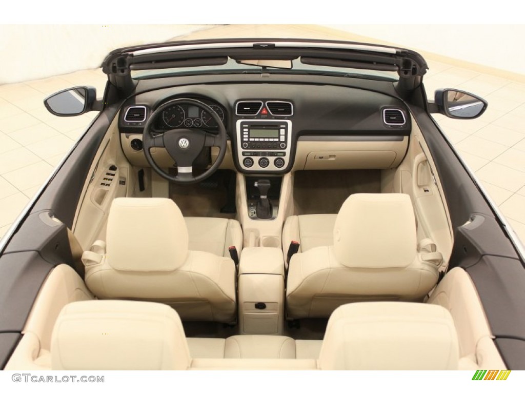 Cornsilk Beige Interior 2009 Volkswagen Eos Komfort Photo #66561348