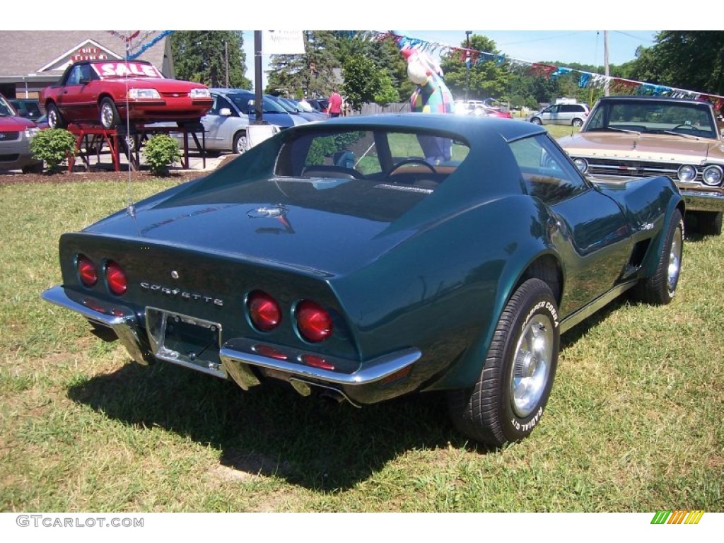 Elkhart Green 1973 Chevrolet Corvette Coupe Exterior Photo #66561876