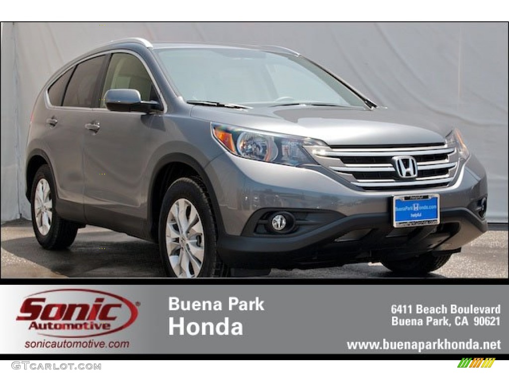 2012 CR-V EX-L - Polished Metal Metallic / Gray photo #1