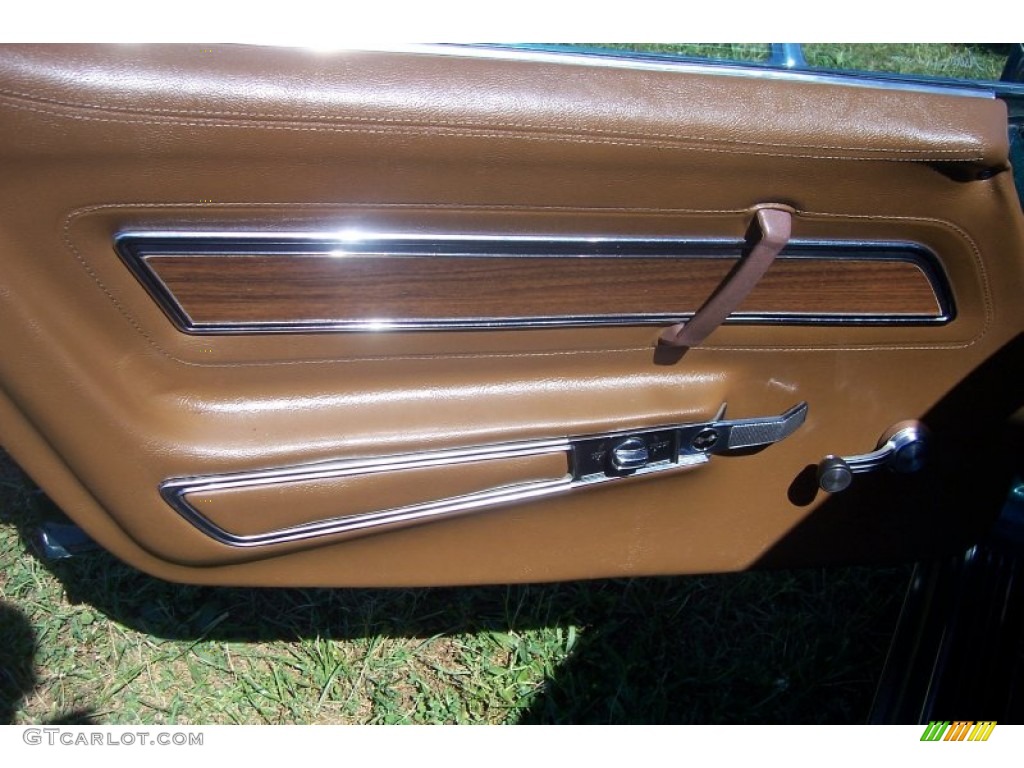 1973 Chevrolet Corvette Coupe Dark Saddle Door Panel Photo #66561990