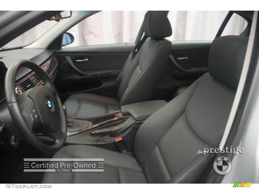 2007 3 Series 328xi Sedan - Titanium Silver Metallic / Black photo #11