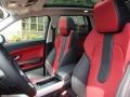 Dynamic Ebony/Pimento 2012 Land Rover Range Rover Evoque Dynamic Interior Color