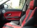 Dynamic Ebony/Pimento 2012 Land Rover Range Rover Evoque Dynamic Interior Color