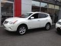 2011 Pearl White Nissan Rogue SV AWD  photo #4
