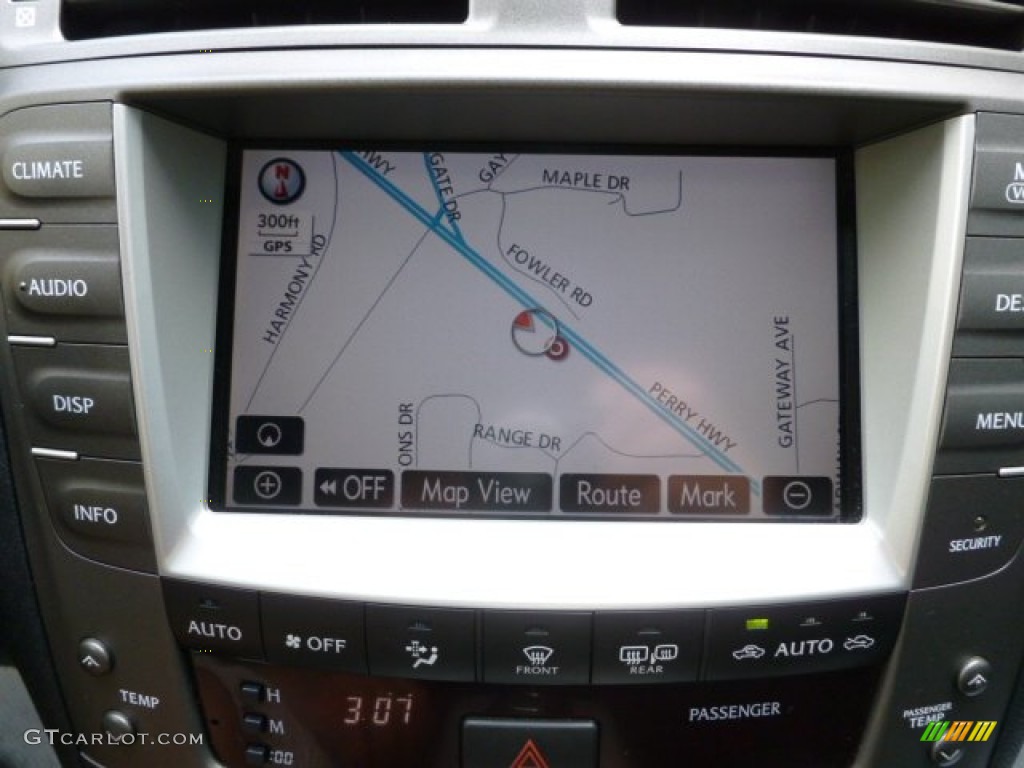 2008 Lexus IS F Navigation Photo #66564810