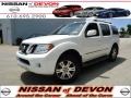 2008 White Frost Nissan Pathfinder LE 4x4  photo #1