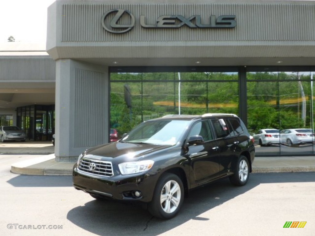 2010 Highlander Limited 4WD - Black / Ash photo #1