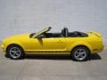 2005 Screaming Yellow Ford Mustang V6 Premium Convertible  photo #1