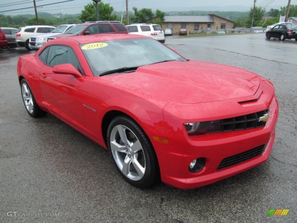 2012 Camaro SS Coupe - Victory Red / Gray photo #8