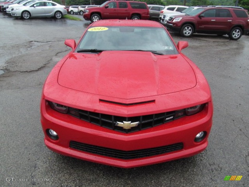 2012 Camaro SS Coupe - Victory Red / Gray photo #9