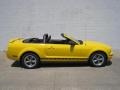 2005 Screaming Yellow Ford Mustang V6 Premium Convertible  photo #23