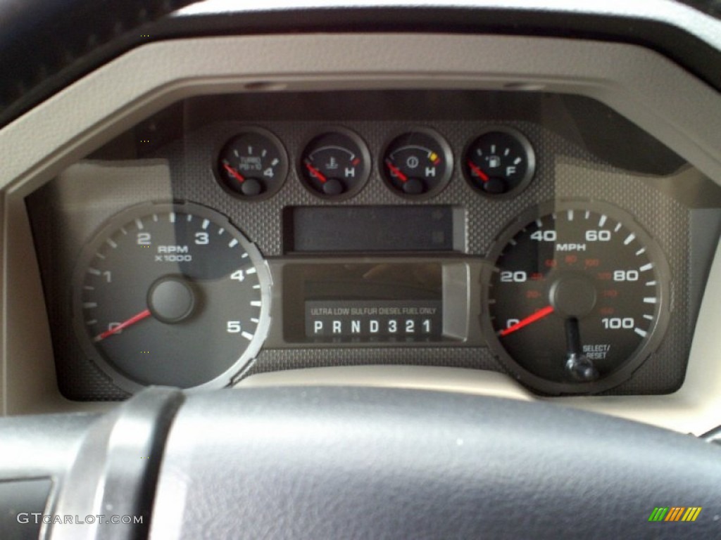 2010 Ford F350 Super Duty XLT SuperCab 4x4 Gauges Photo #66566139