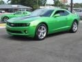2010 Synergy Green Metallic Chevrolet Camaro LT Coupe Synergy Special Edition  photo #2
