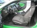 Black/Green 2010 Chevrolet Camaro LT Coupe Synergy Special Edition Interior Color