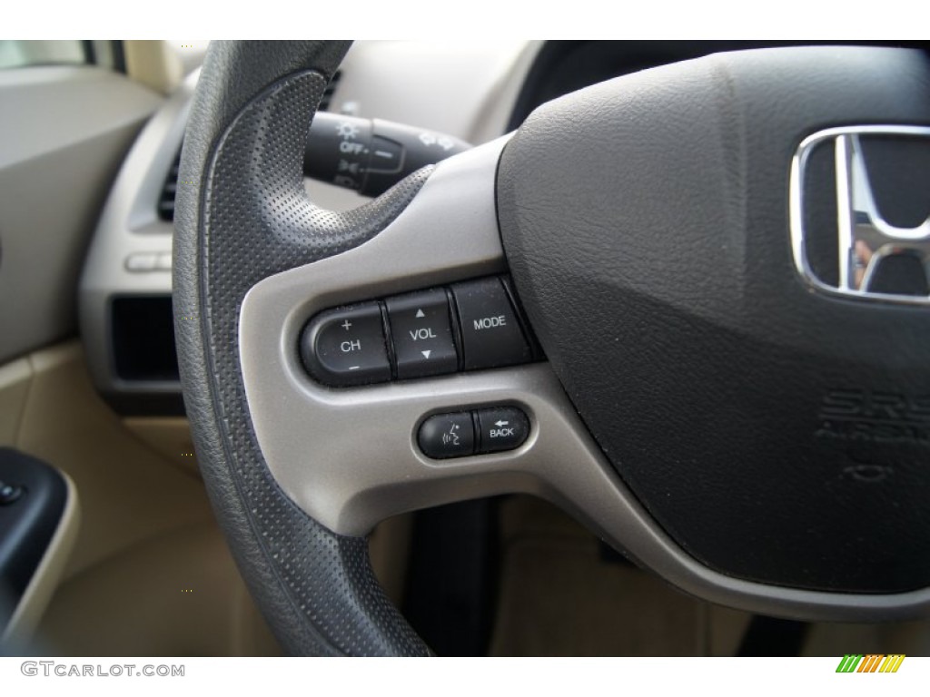 2008 Civic EX Sedan - Borrego Beige Metallic / Ivory photo #24