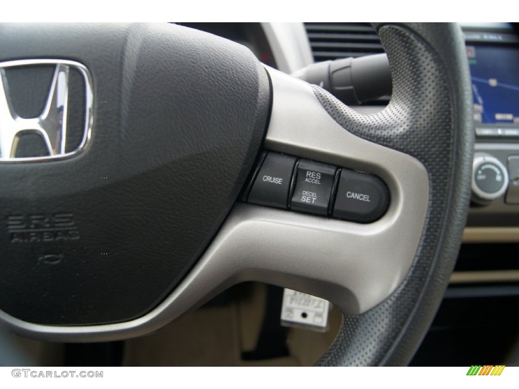 2008 Civic EX Sedan - Borrego Beige Metallic / Ivory photo #25
