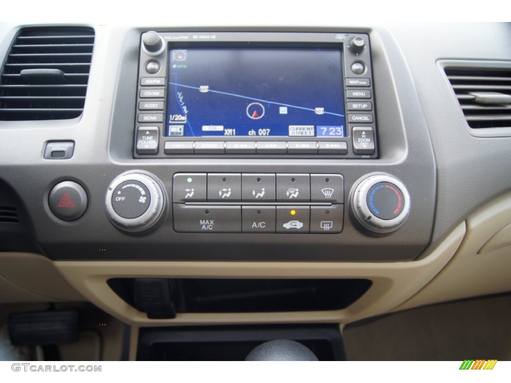2008 Civic EX Sedan - Borrego Beige Metallic / Ivory photo #28
