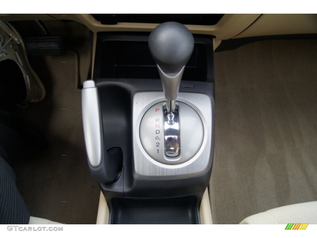2008 Civic EX Sedan - Borrego Beige Metallic / Ivory photo #30