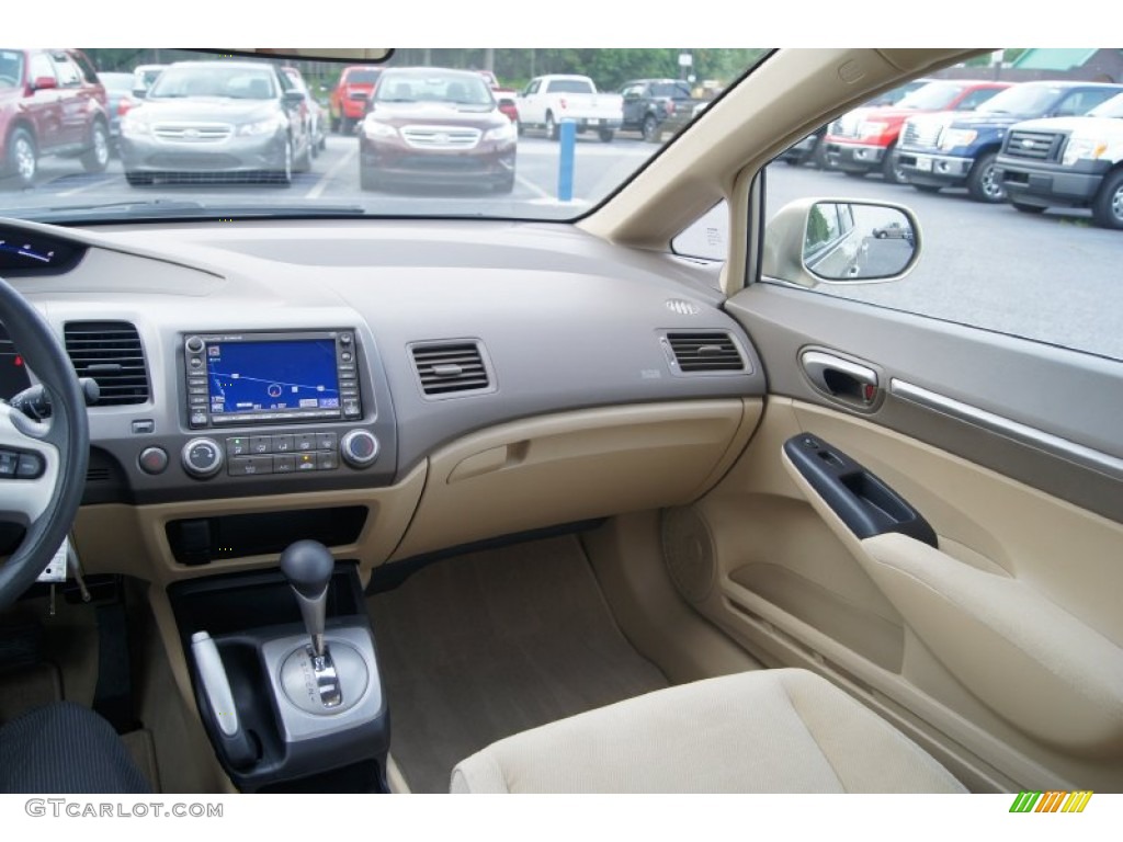 2008 Civic EX Sedan - Borrego Beige Metallic / Ivory photo #31