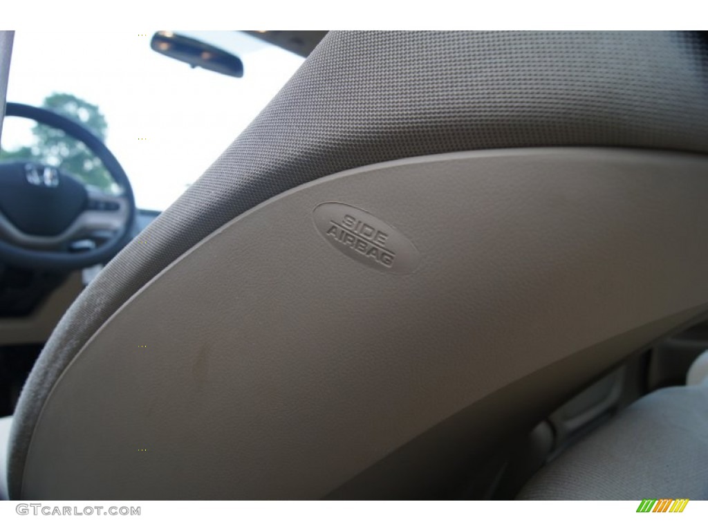 2008 Civic EX Sedan - Borrego Beige Metallic / Ivory photo #34