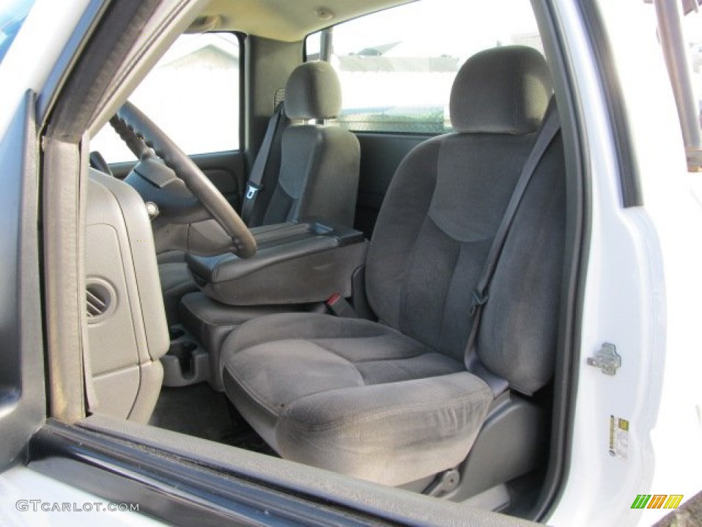 2005 Sierra 1500 Work Truck Regular Cab 4x4 - Summit White / Dark Pewter photo #13