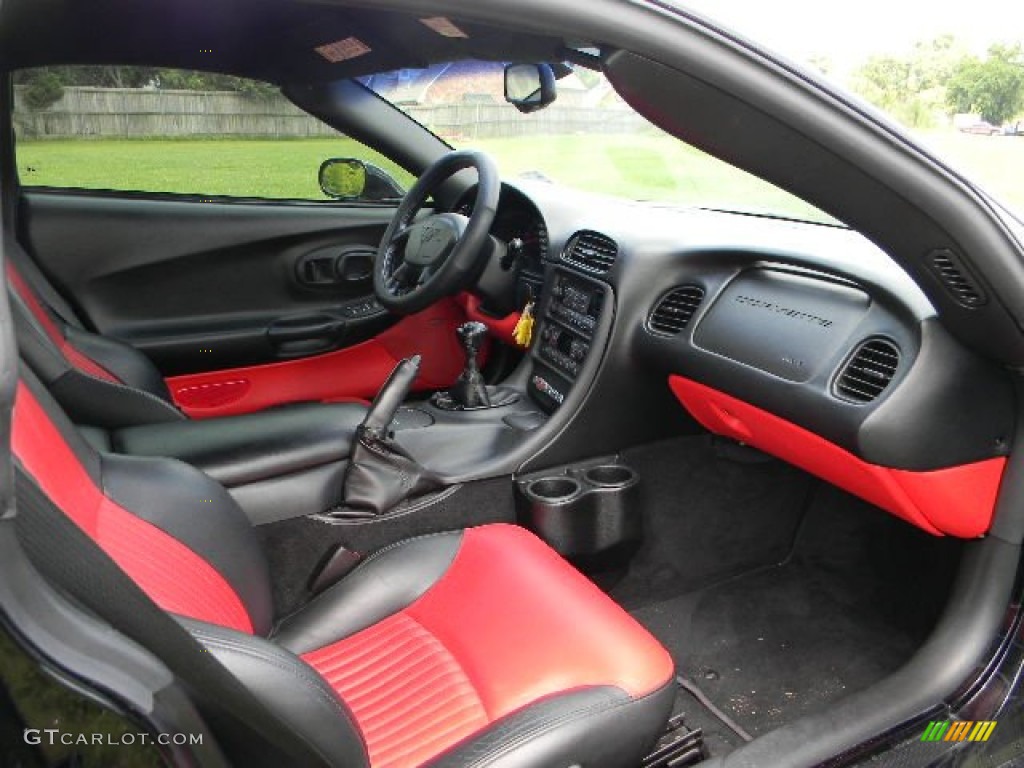 Torch Red Interior 2004 Chevrolet Corvette Z06 Photo #66567222