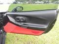 2004 Chevrolet Corvette Torch Red Interior Door Panel Photo