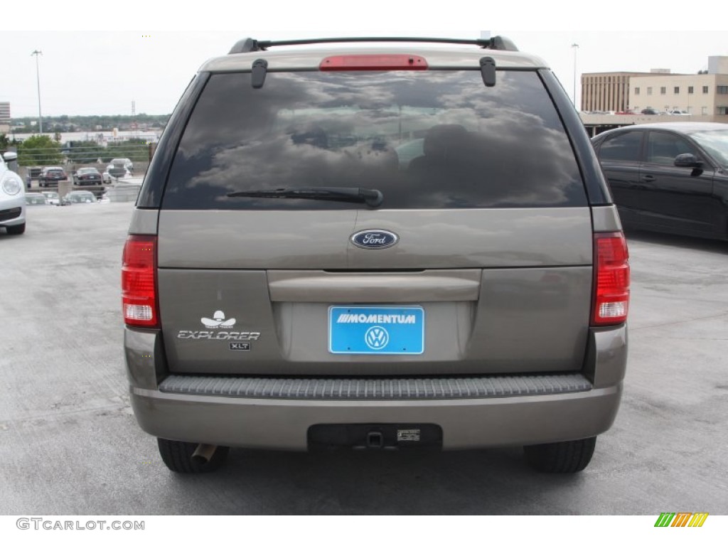 2004 Explorer XLT - Mineral Grey Metallic / Medium Parchment photo #4