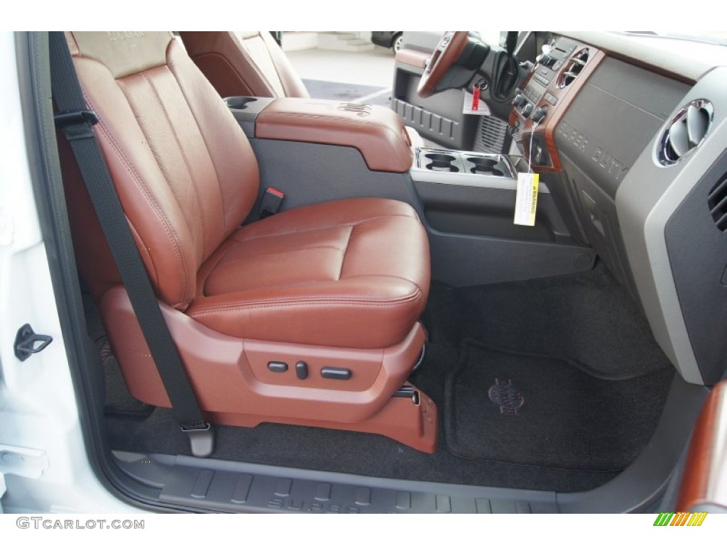 2012 Ford F250 Super Duty King Ranch Crew Cab 4x4 Front Seat Photo #66567693