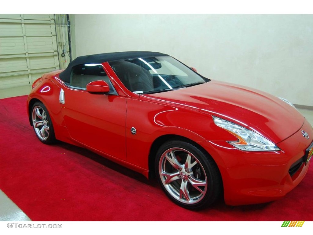 2010 370Z Sport Touring Roadster - Solid Red / Black Leather photo #1