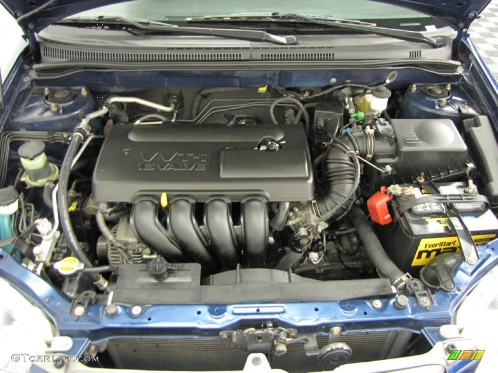 2003 Toyota Corolla S 1.8 liter DOHC 16V VVT-i 4 Cylinder Engine Photo #66568188