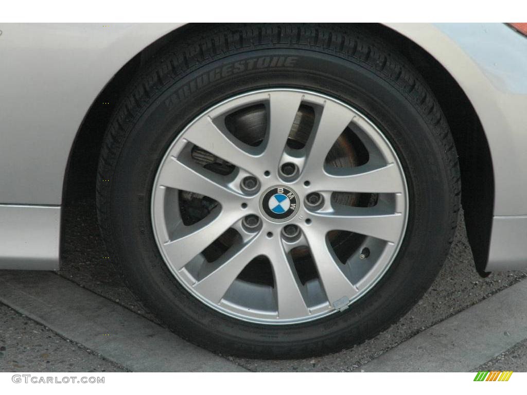 2006 3 Series 325xi Sedan - Titanium Silver Metallic / Black photo #10