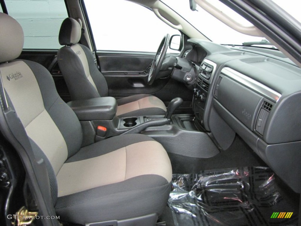 2004 Grand Cherokee Columbia Edition 4x4 - Graphite Metallic / Dark Slate Gray photo #13