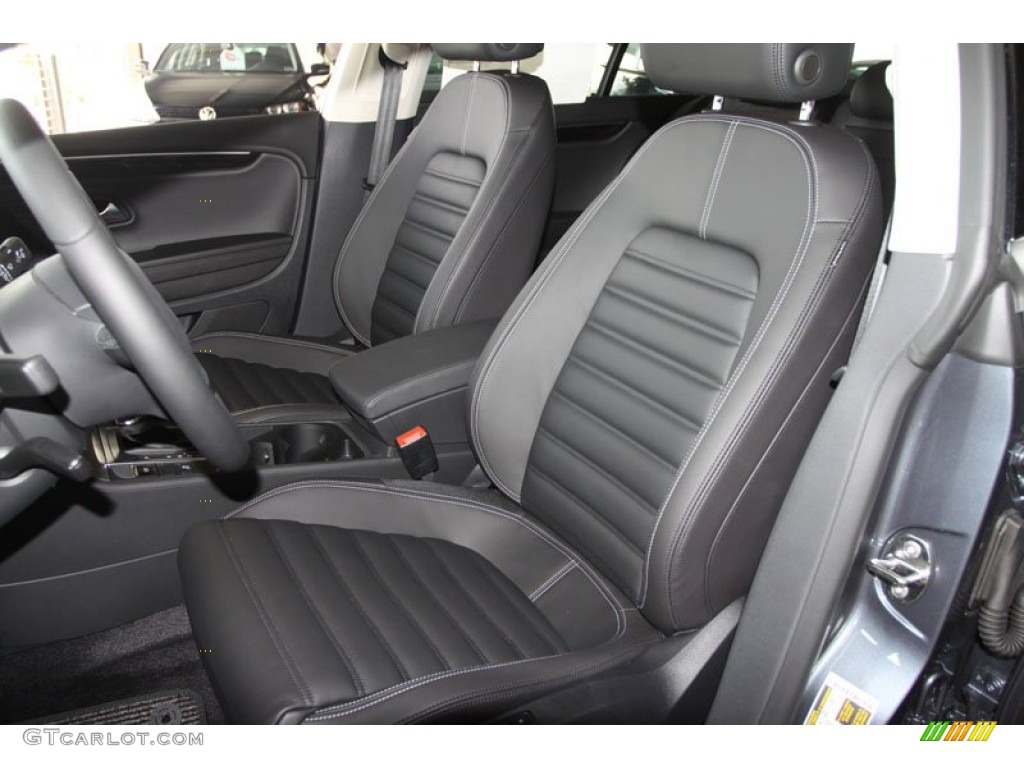 Black Interior 2013 Volkswagen CC V6 Lux Photo #66568908