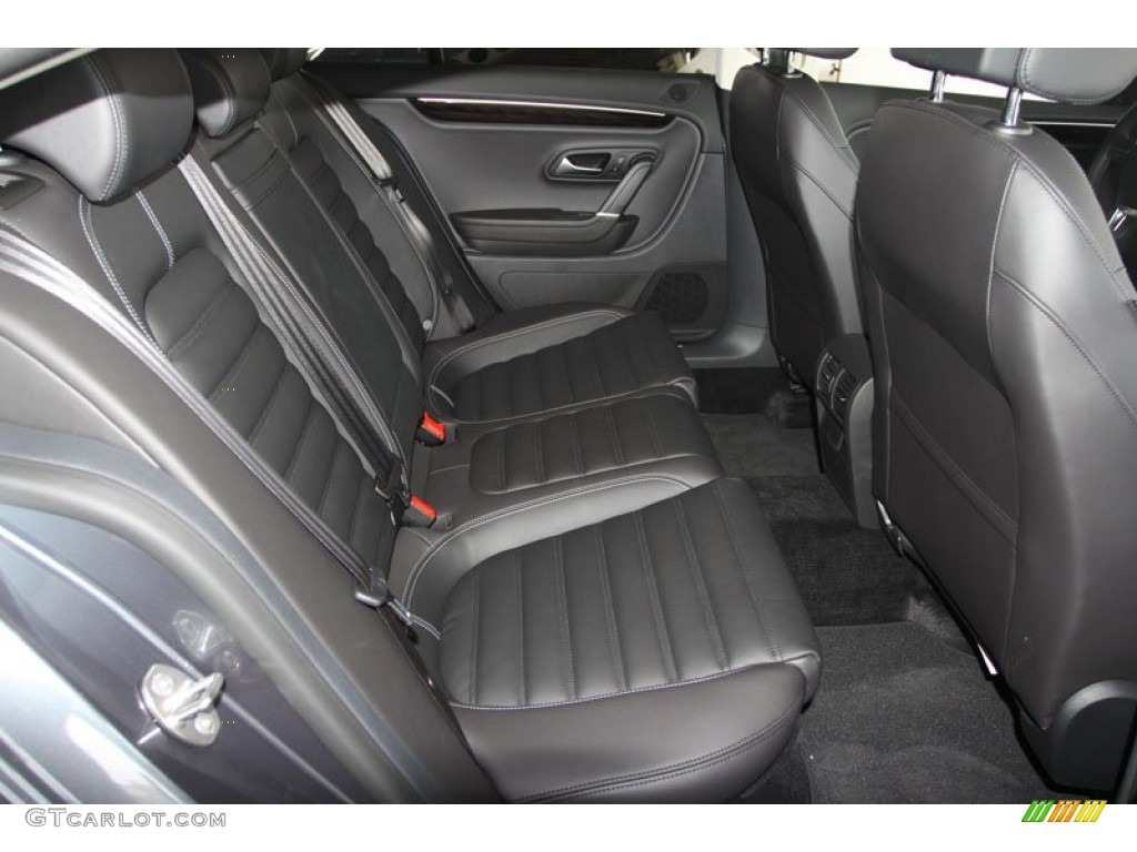 2013 Volkswagen CC V6 Lux Rear Seat Photo #66568995