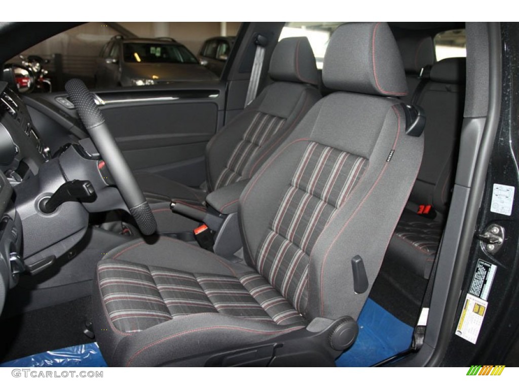Interlagos Plaid Cloth Interior 2012 Volkswagen GTI 2 Door Autobahn Edition Photo #66569359