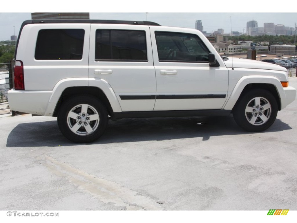 Stone White 2008 Jeep Commander Sport Exterior Photo #66571050